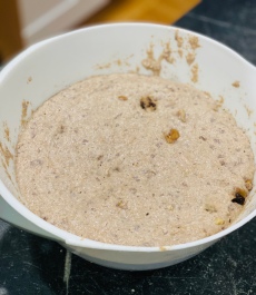 Bread mixture the next morning