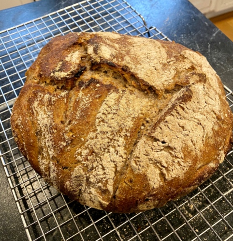 Cooked bread